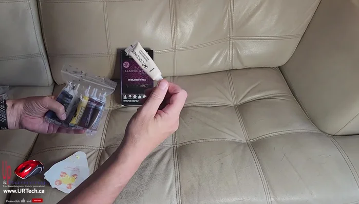 Select a color from the Konics kit that closely matches the leather's original color. You may need to mix colors to achieve a precise match.