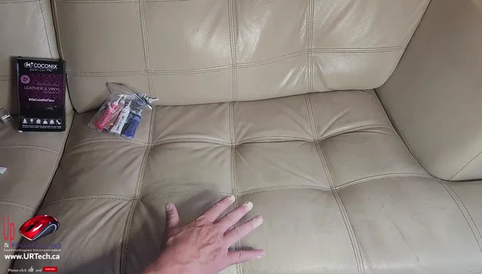 Let the applied color sit for 5-10 minutes. Then add more color if needed, applying across the cuts to push the color into the leather, not along the cut.