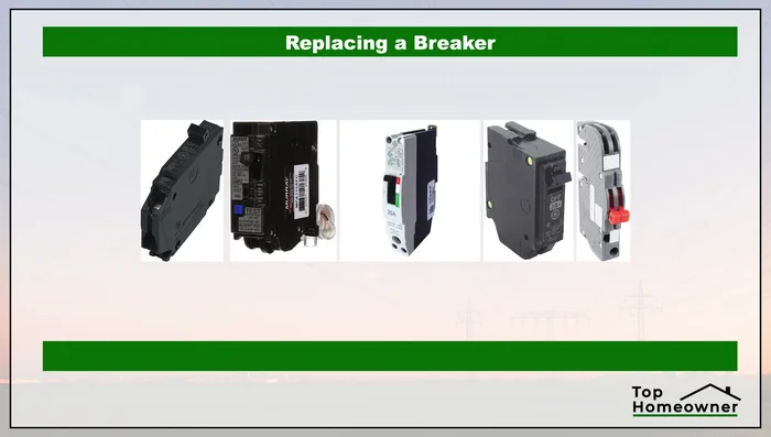 Screw the breaker back in place.