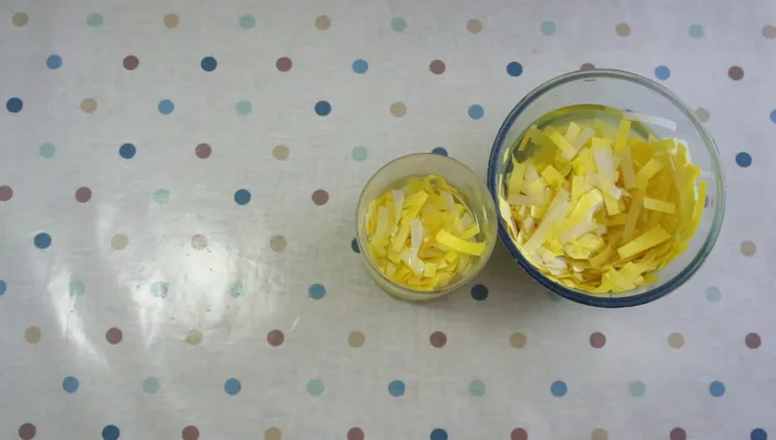 Blend the paper: Place the soaked paper in a blender or mixer (a stick blender in a glass works well). Blend until you have a smooth pulp. Do this in batches if necessary.