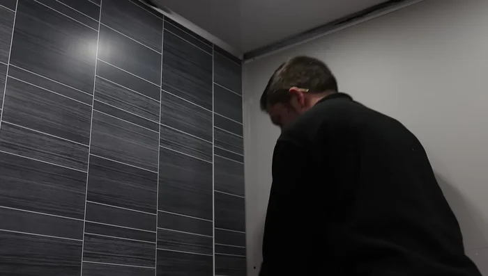 Repeat step 13 for the rest of the wall.