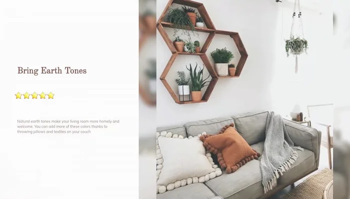 Boho Ottoman: Add a boho ottoman for extra seating or as a side table.