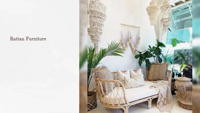 Rotan Furniture: Create an exotic reading corner with rotan furniture.