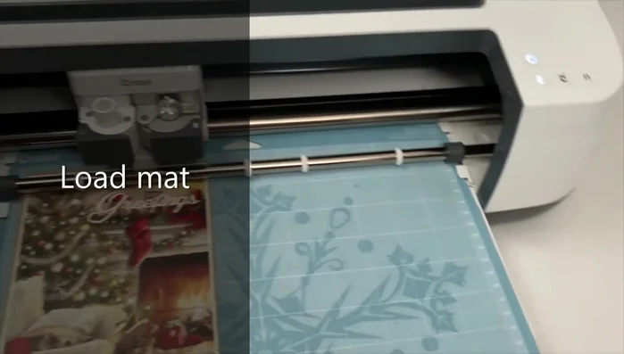 Once cutting is complete, press the 'Unload' button. Flip the mat over and gently peel the design away to prevent curling.