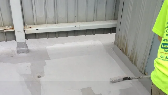 Install vents to address outgassing from the bitumen base