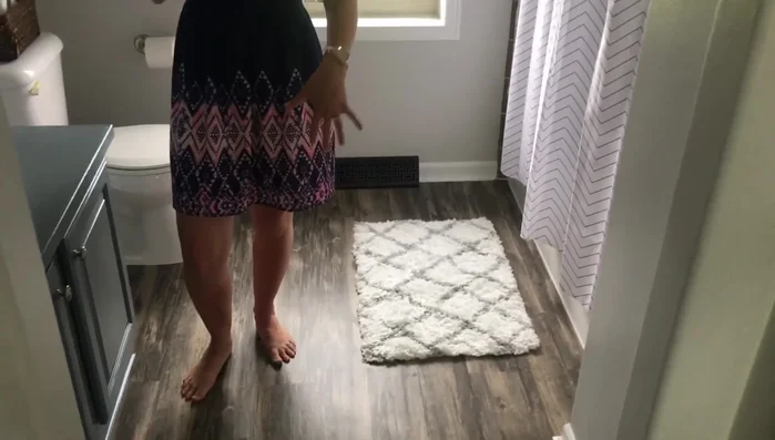 Flooring Installation: Install new vinyl flooring that mimics the look of barnwood directly over your existing linoleum for an easy and budget-friendly upgrade.