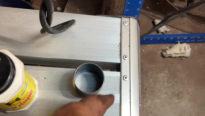 Install the union fitting: Apply pipe dope to the threads of the union fitting and screw it onto the nipple. Tighten securely using a pipe wrench.