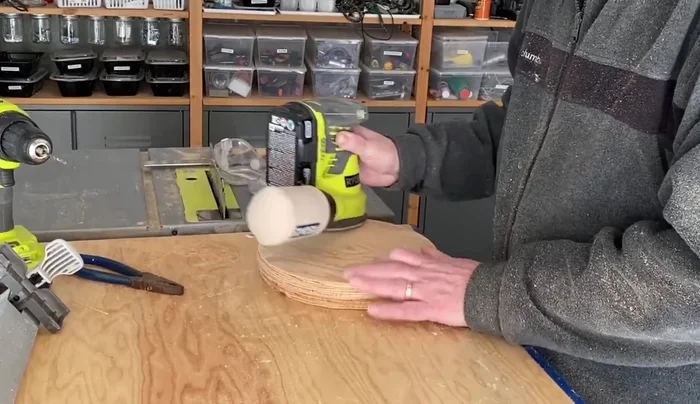 Sand the filled holes smooth.