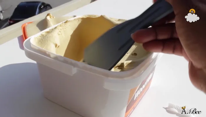 Fill any wood damage with wood putty, let it dry, and sand smooth.