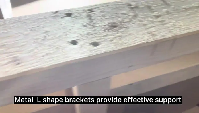 Secure the frame's internal support.