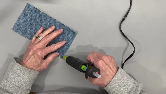 Attach the apron to the gnome's body.