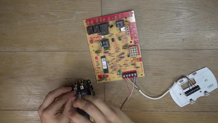 Verify the contactor is functioning correctly by checking the plunger. If it's not pulling in, there might be other issues beyond the thermostat.