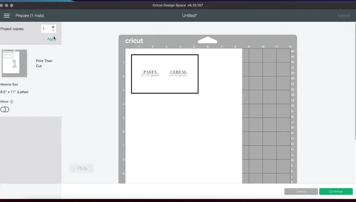 Turn off 'Add Bleed'. Consider printing in black and white using system dialogue for better ink efficiency.