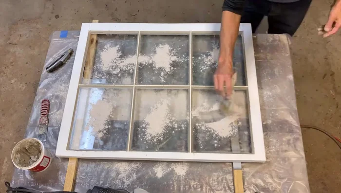 Clean excess glaze with pumice powder.