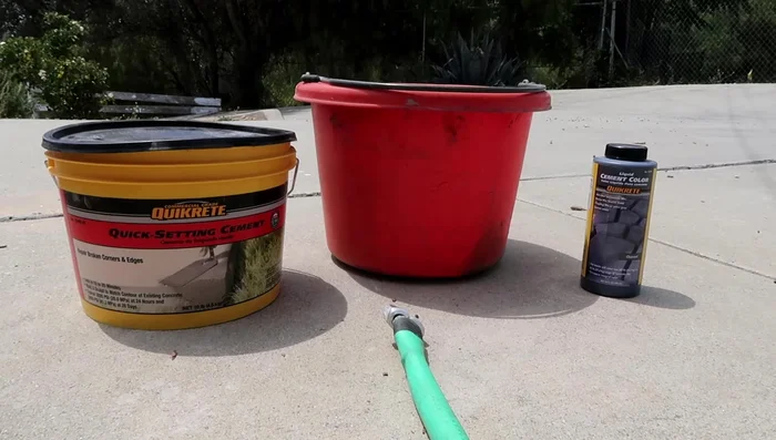 Polish the concrete top using an angle grinder and polishing set.