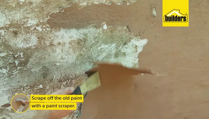 Scrub cracks with a wire brush and sand down any remaining paint.