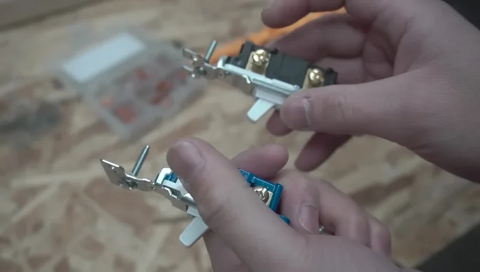 Install pigtails: create loops on the hot wires using pliers or a volt claw. Use the same gauge wire as your circuit.