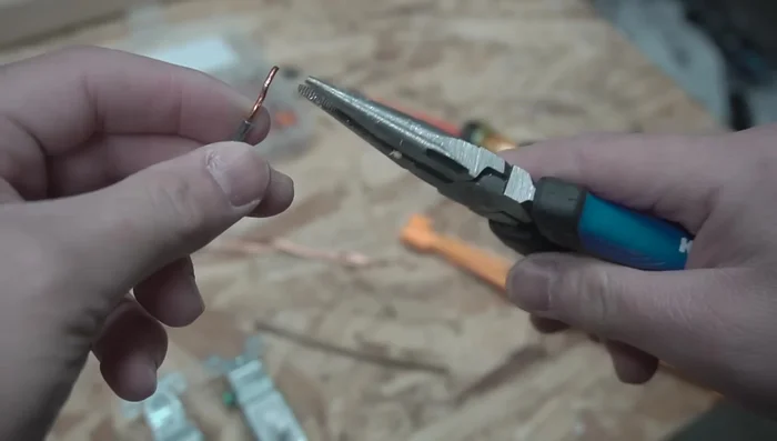 Wire the switches: Connect the black pigtails to the top terminals of each switch. Connect the hot wires from the light fixtures to the bottom terminals of the corresponding switches.