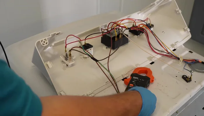 Test the dryer timer: If necessary, test the dryer timer for continuity according to the schematic.