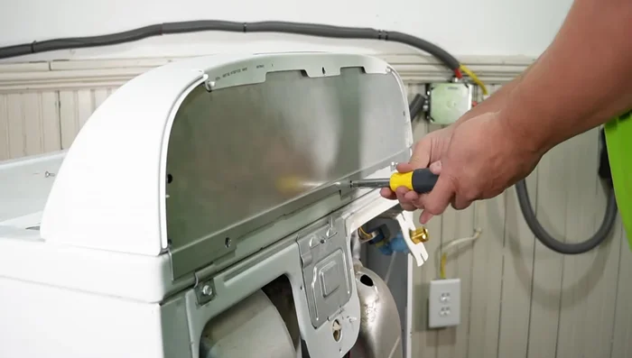 Test the start button (multimeter continuity test).