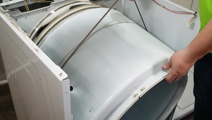 Reassemble the dryer.