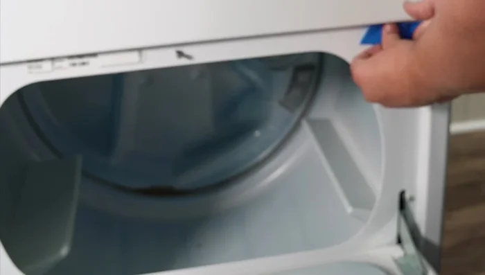 Test if the dryer runs with the door taped open and the drum manually spun; this helps isolate motor issues.