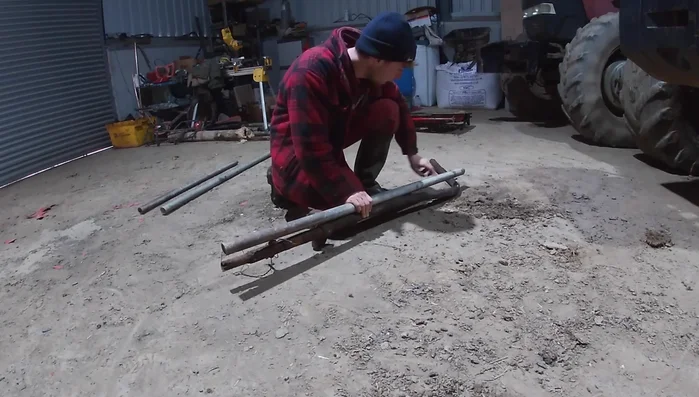 Cut the angle into the new gate piece. This is the most crucial step; ensure accuracy to ensure a proper fit.