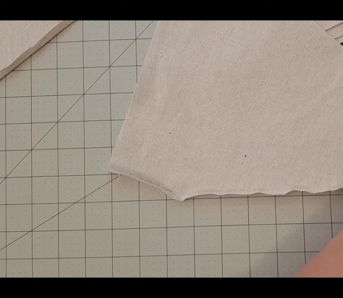 Sew or glue the seam allowance. A zigzag stitch (6.5 mm width) is recommended if sewing. Alternatively, use fabric glue, Mod Podge, or double-sided tape.