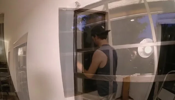 Replace the safety stops at the top of the window frame.