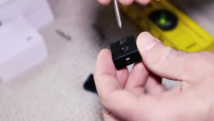 Attach the rails using pan-head screws and sheetrock anchors where necessary.