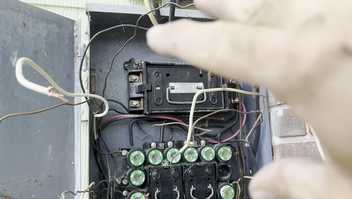 Remove the old fuse panel.