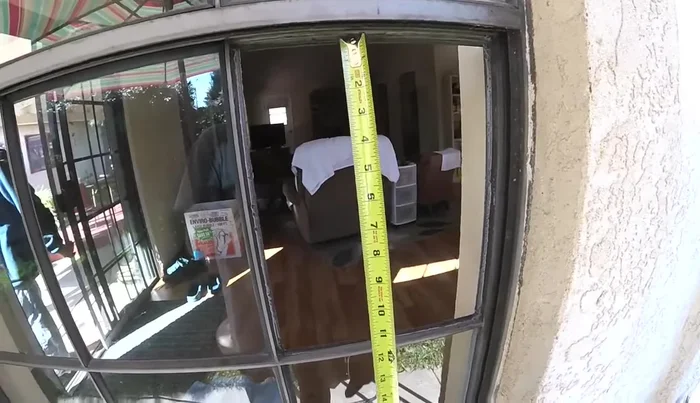 Measure the window opening and have a new pane of glass cut 1/8 inch smaller on each side at a local glass shop.