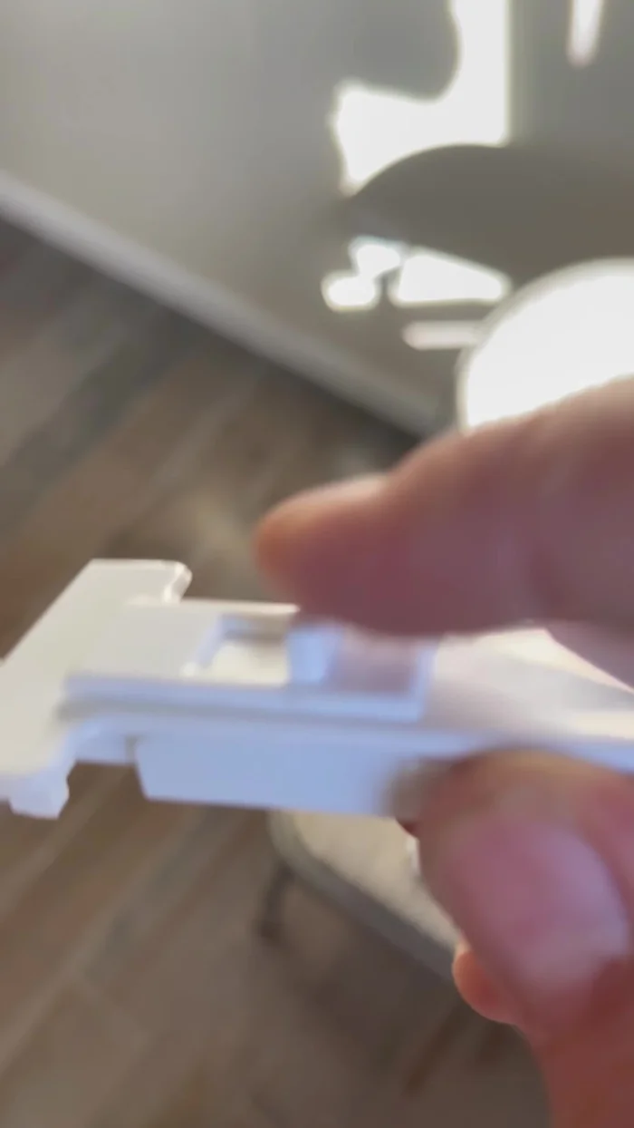 For some windows, remove the top piece before installing the new latch.