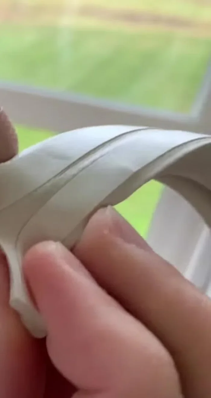 Cut the seal to the desired length, ensuring it's slightly longer than needed.