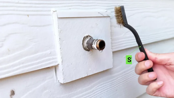 Clean the pipe threads.