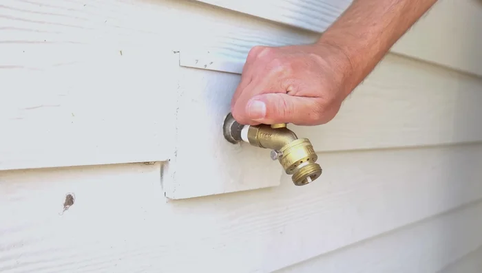 Test the new faucet.