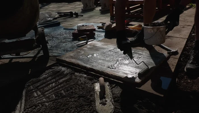 Repeat steps 4 and 5 for the remaining slabs.