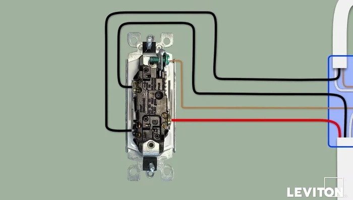 Identify the common wire (connected to the black screw terminal on the existing switch). Label it with electrical tape.