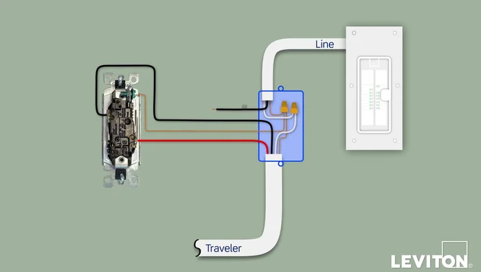 Strip wire ends approximately 5/8 of an inch.