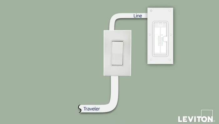 Carefully pull the device out to see the wires.