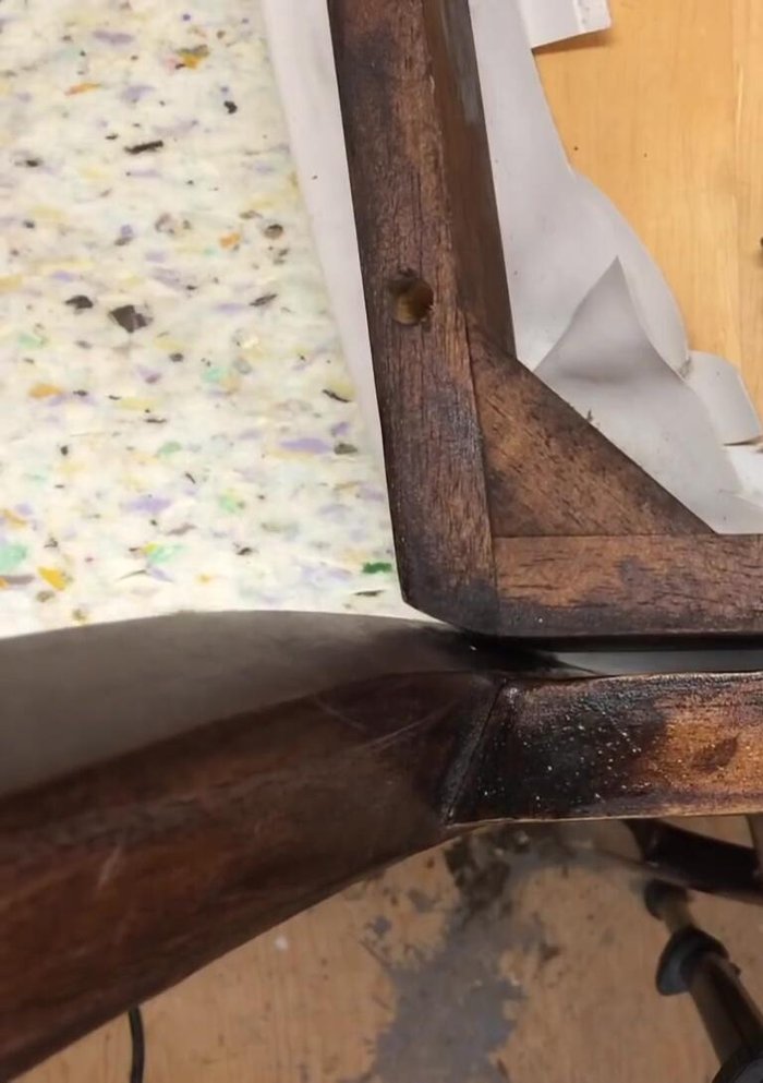 Assemble the chair, tightening bolts to ensure stability and levelness.