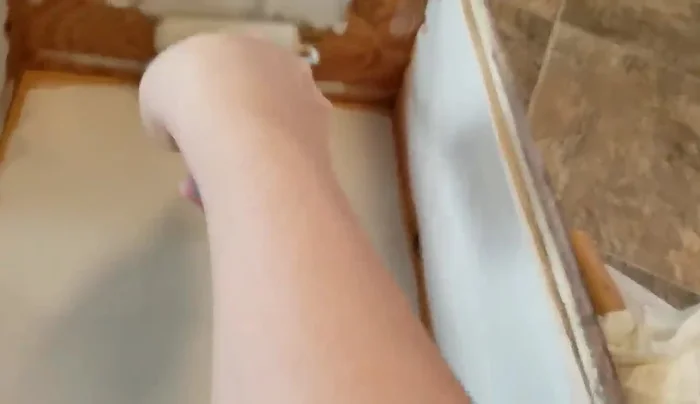 Paint the inside of the drawer a chosen color (consider a pop of color).