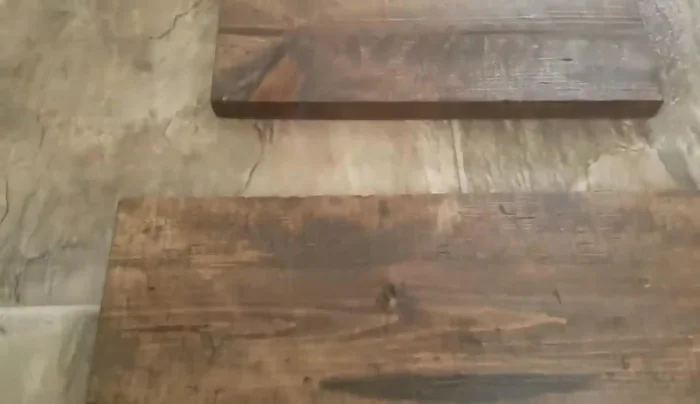 Attach the shelves to the inside of the drawer using nails.