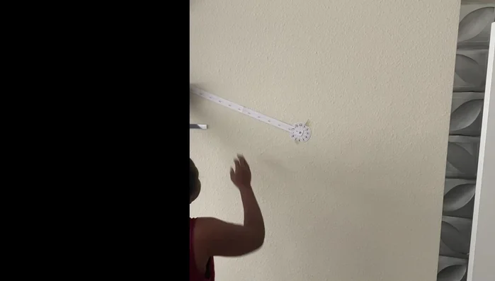 Assemble the clock (Method 2): Arrange and glue the time indications onto the felt pads, mount the clock machine, and remove protective films.