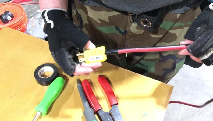 Repeat steps for the other end of the cord and/or additional cords.