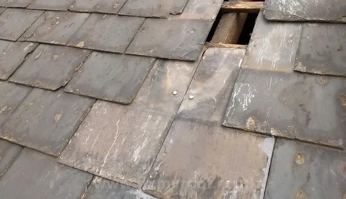 Repeat steps 9-11 for remaining slates, using the lead tag method for the final slate if necessary.