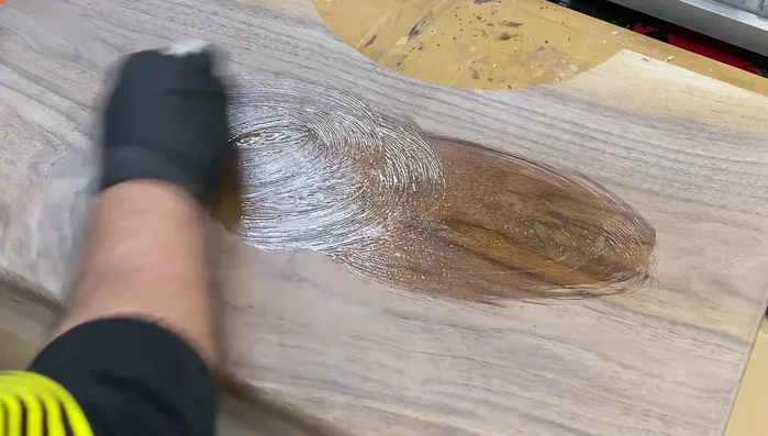 Apply Rubio Monocoat finish.