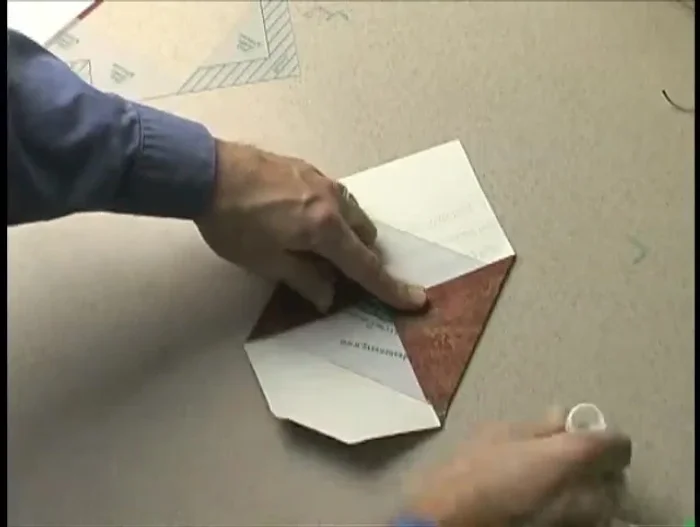 Fold over the top flap to complete the envelope.