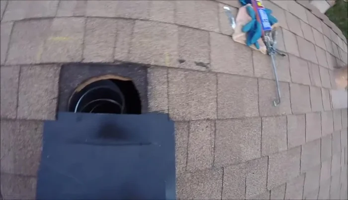 Apply more sealant over the nail heads and along the top and sides of the vent to ensure a watertight seal.