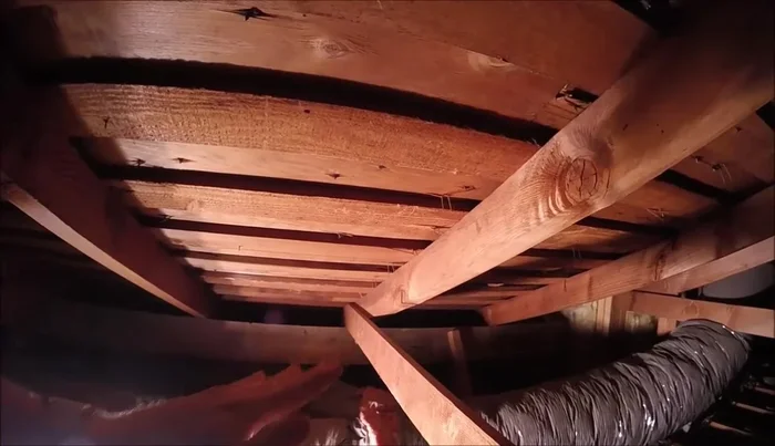 Drive a nail through the marked spot to indicate the center of the hole.